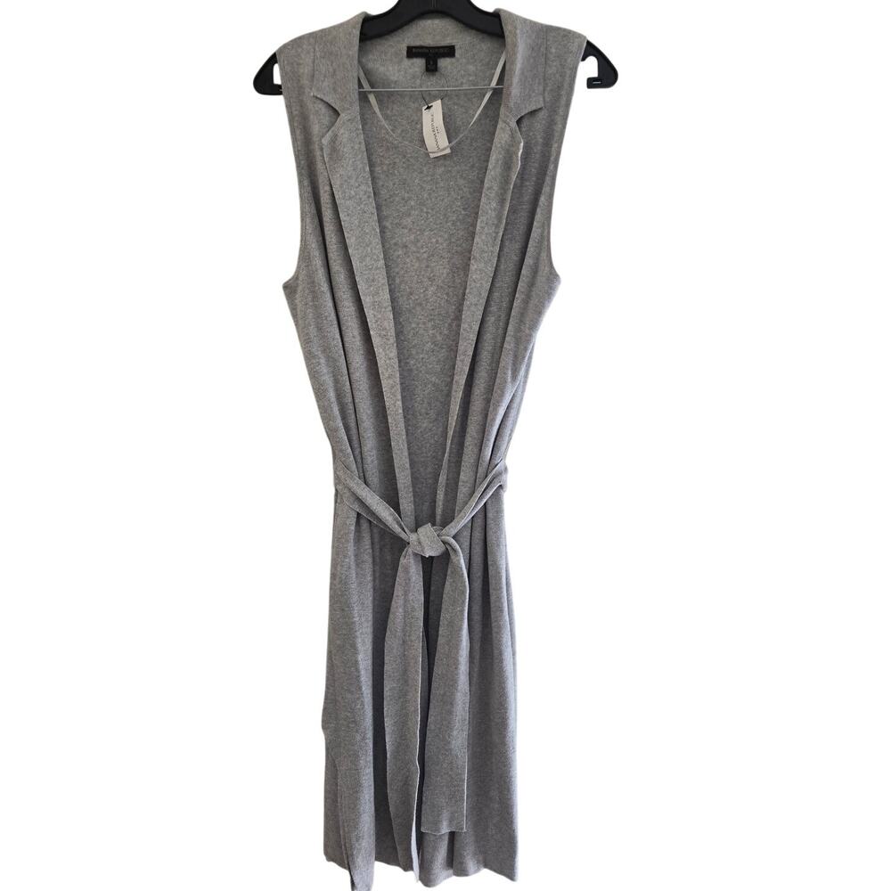 Banana Republic cotton rayon belted sweater duster vest S